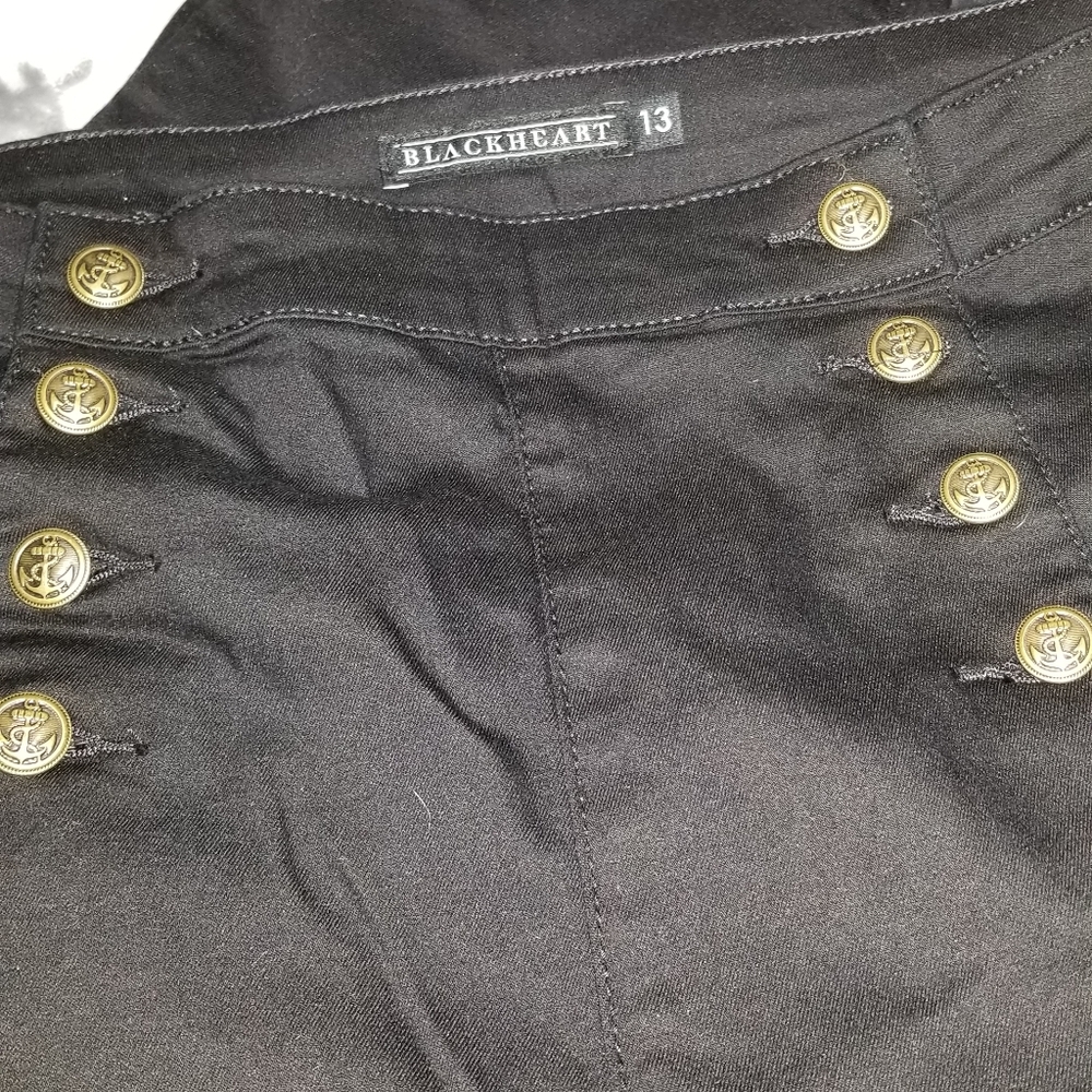 Hot Topic Blackheart black pants size 13